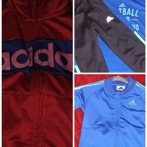 2 adidas track suits